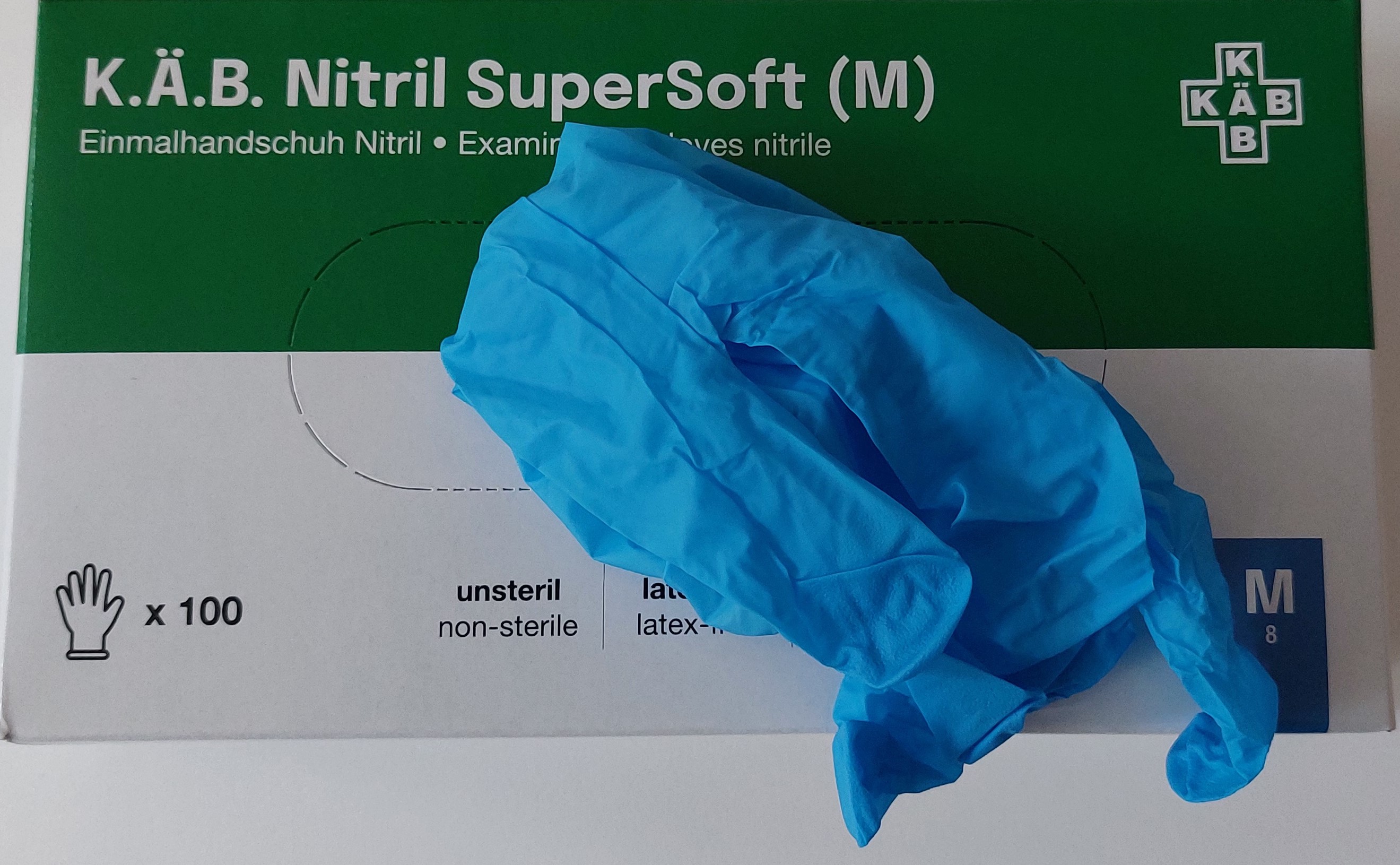 K020:Handschuh Nitril SUPERSOFT, Hygienehandschuh, Untersuchungshandschuh, Einmalhandschuh