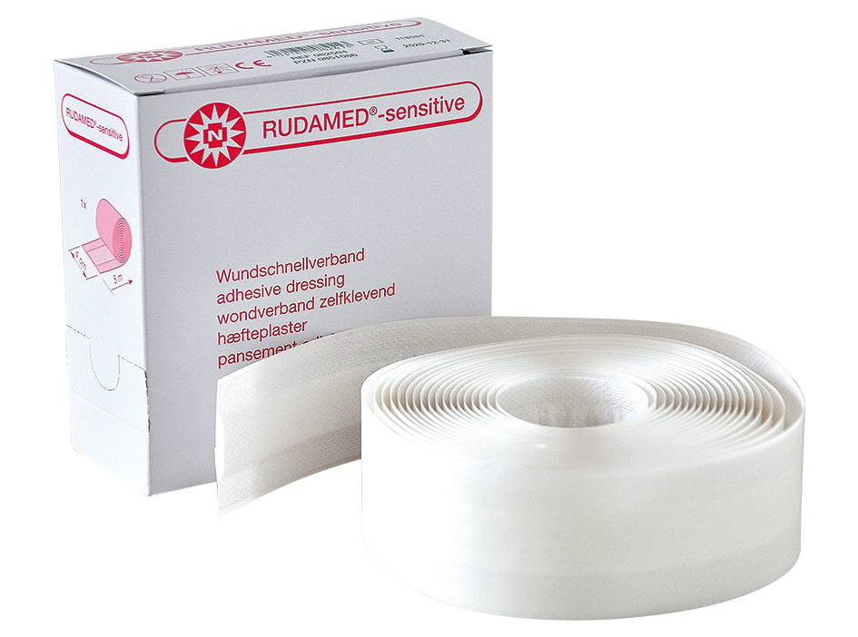 082106:RUDAMED® sensitive, Schnellverband, Verband, Wundverband, Verbandrolle, Pflaster 082106:RUDAMED® sensitive, Schnellverband, Verband, Wundverband, Verbandrolle, Pflaster