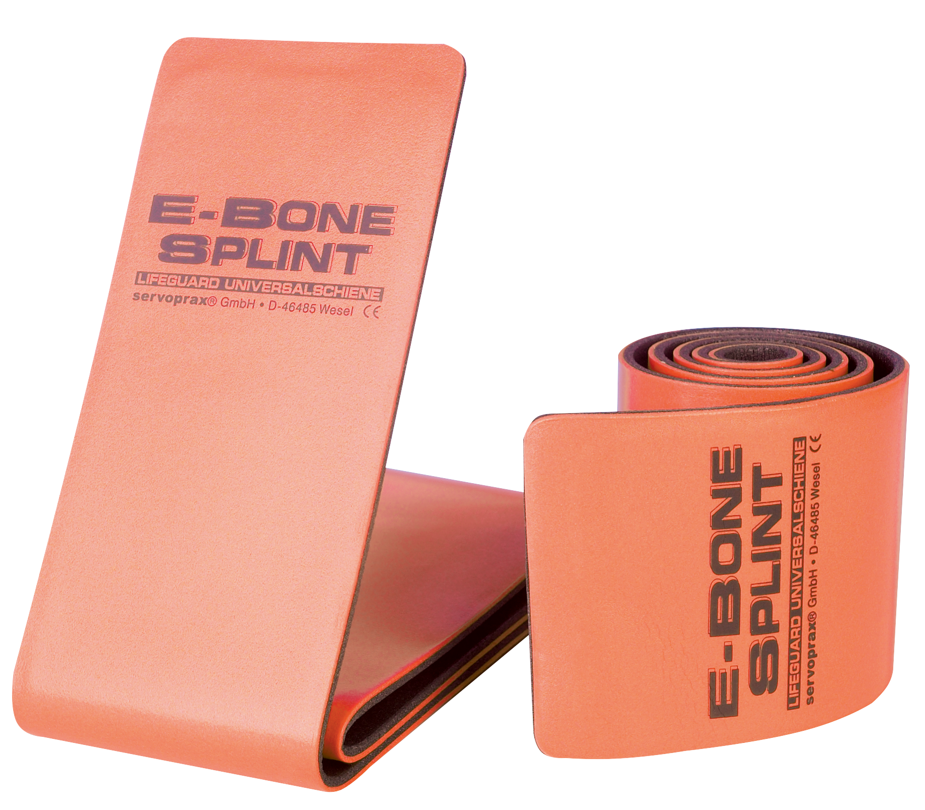 N50250:Lifeguard E-Bone Splint - Standard, Farbe: grau-orange N50250:Lifeguard E-Bone Splint - Standard, Farbe: grau-orange