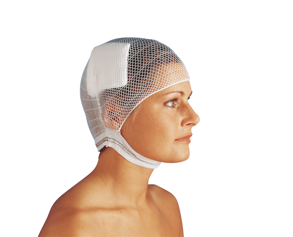0804:Kopfverband, Verband, Netzverband, Schnellverband, Schlauchverband