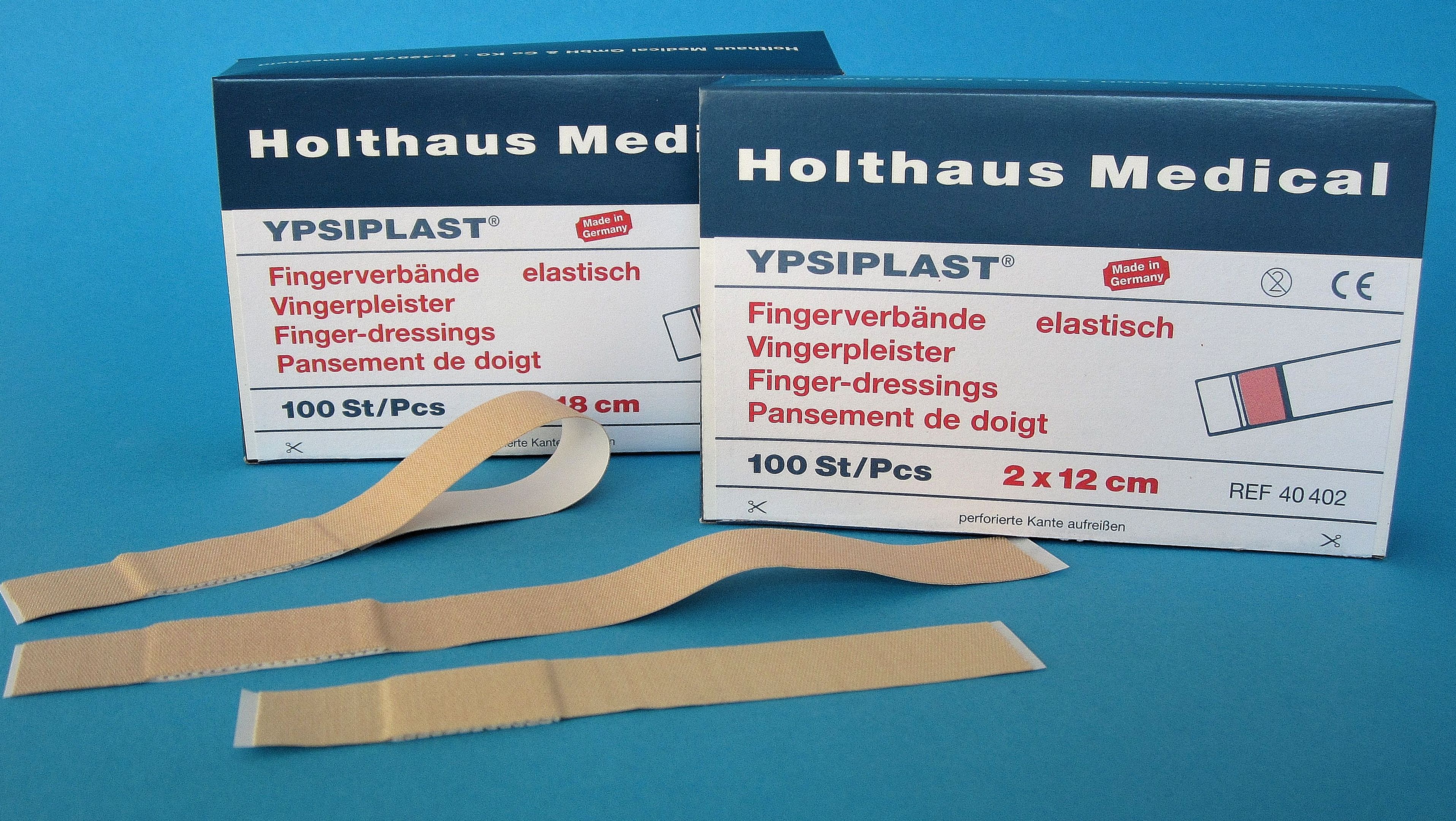 40403:YPSIPLAST® Fingerverbände, elastischer Streifenverband, Pflaster 40403:YPSIPLAST® Fingerverbände, elastischer Streifenverband, Pflaster