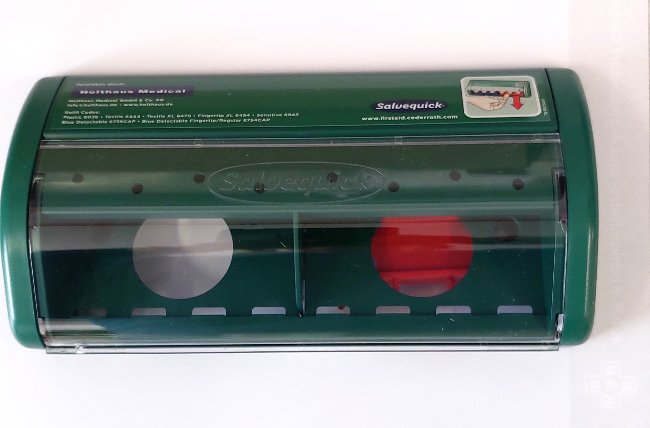 SALVEQUICK® Pflasterspender, Pflasterbox