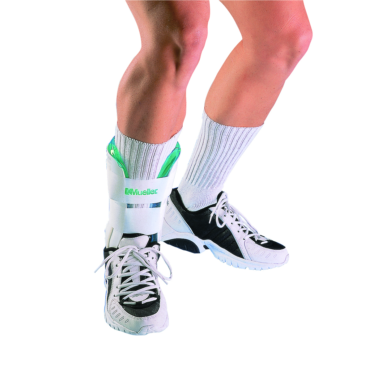 MUELLER Gel-Anclebrace, verstellbare Aktivbandage