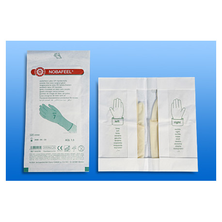 910265:NOBAFEEL® OP-Handschuhe Latex - steril, Latexhandschuh, Hygienehandschuh,