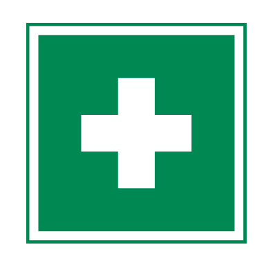 Rettungszeichen "Erste-Hilfe"