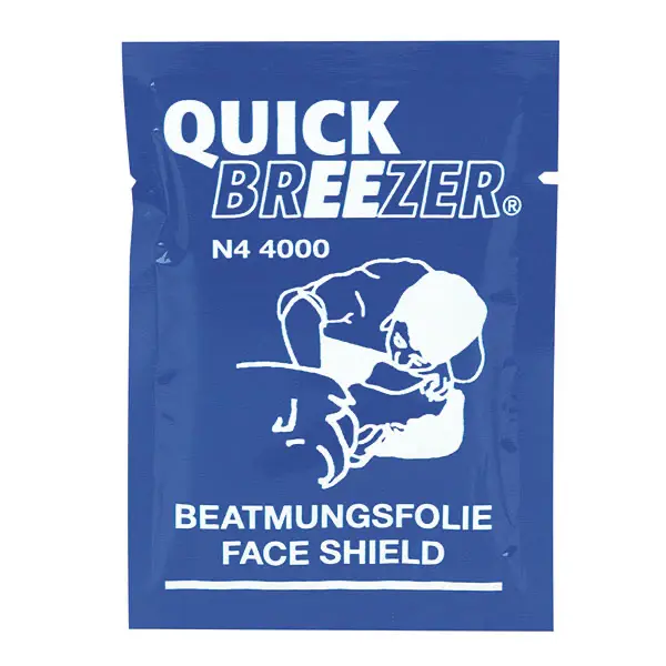 Quick-Breezer ECO Beatmungsfolie, Schutzfolie, Beatmung, Sofortbeatmung, Hygienefolie