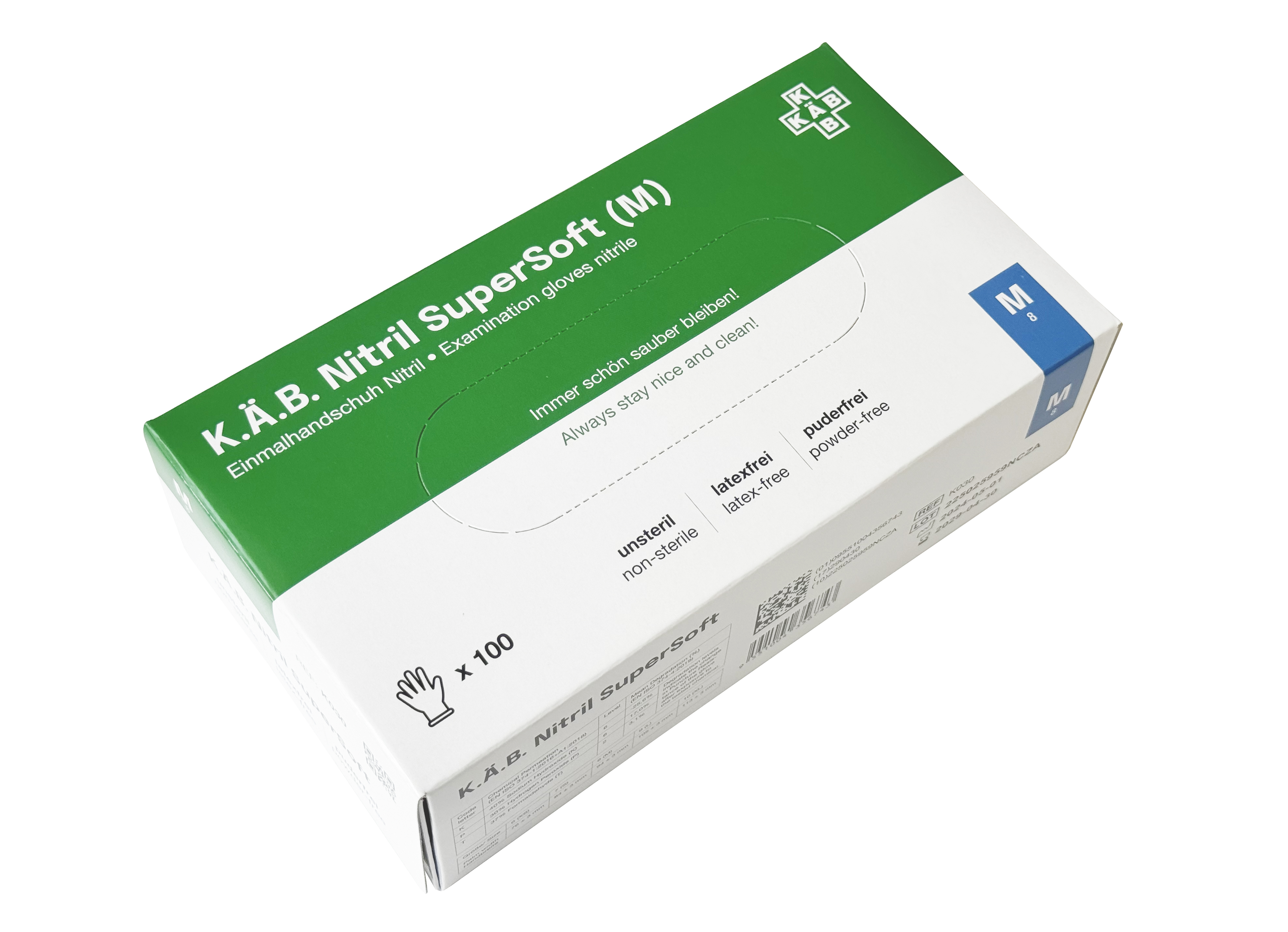 K030:Handschuh Nitril SUPERSOFT, Hygienehandschuh, Untersuchungshandschuh, Einmalhandschuh