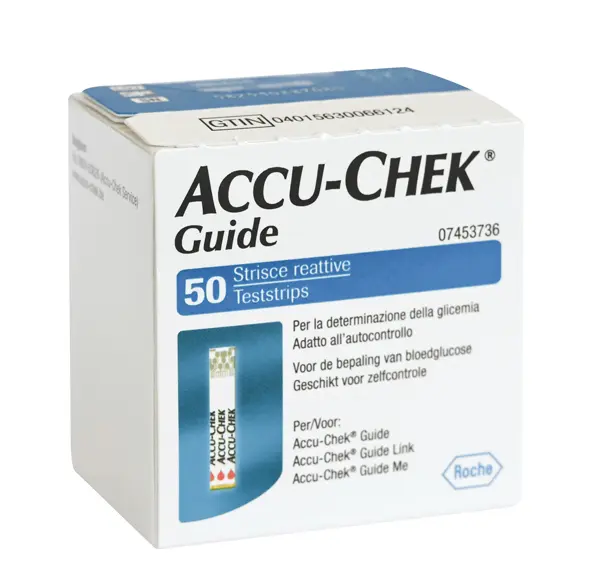 Accu Check Guide Teststreifen, Blutzucker, BZ Streifen, Blutzuckermesssystem, Blutzuckerbestimmung