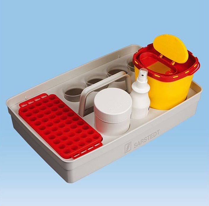 Einlegeplatte für Safety-Tray Blutentnahmetablett, Probenentnahmetablett