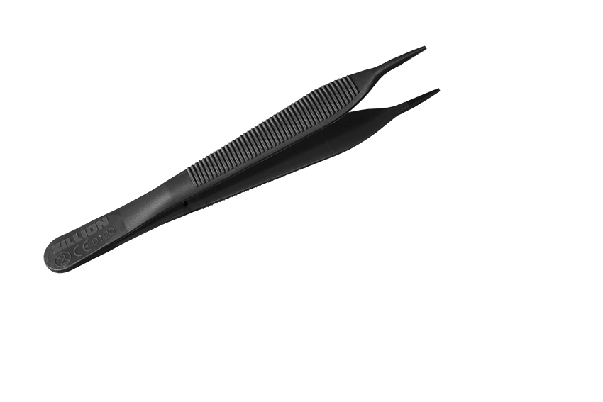 4891505:Einmalpinzette Adson steril  anatomisch, Pinzette, Einwegpinzette