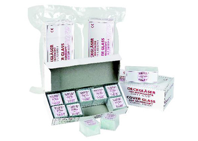 B40101-E:Deckgläser, Objektträgerdeckel

, Mikroskopdeckgläser