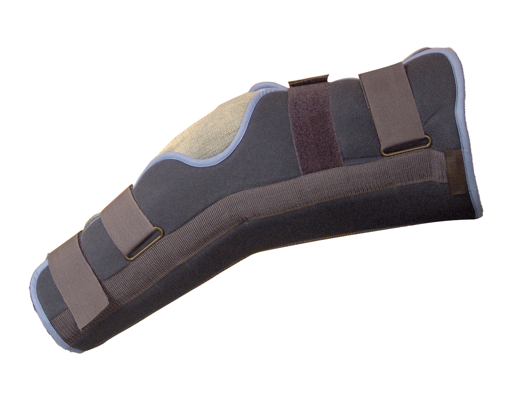 1420-1:ORTHOPEDIC Knie Splint dreiteilig, 20° gebogen, Banage, Schiene