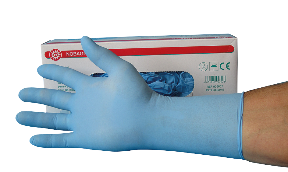 905651:NOBAGLOVE® Untersuchungshandschuhe Nitril, Handschuh, Hygienehandschuh, Einmalhandschuh