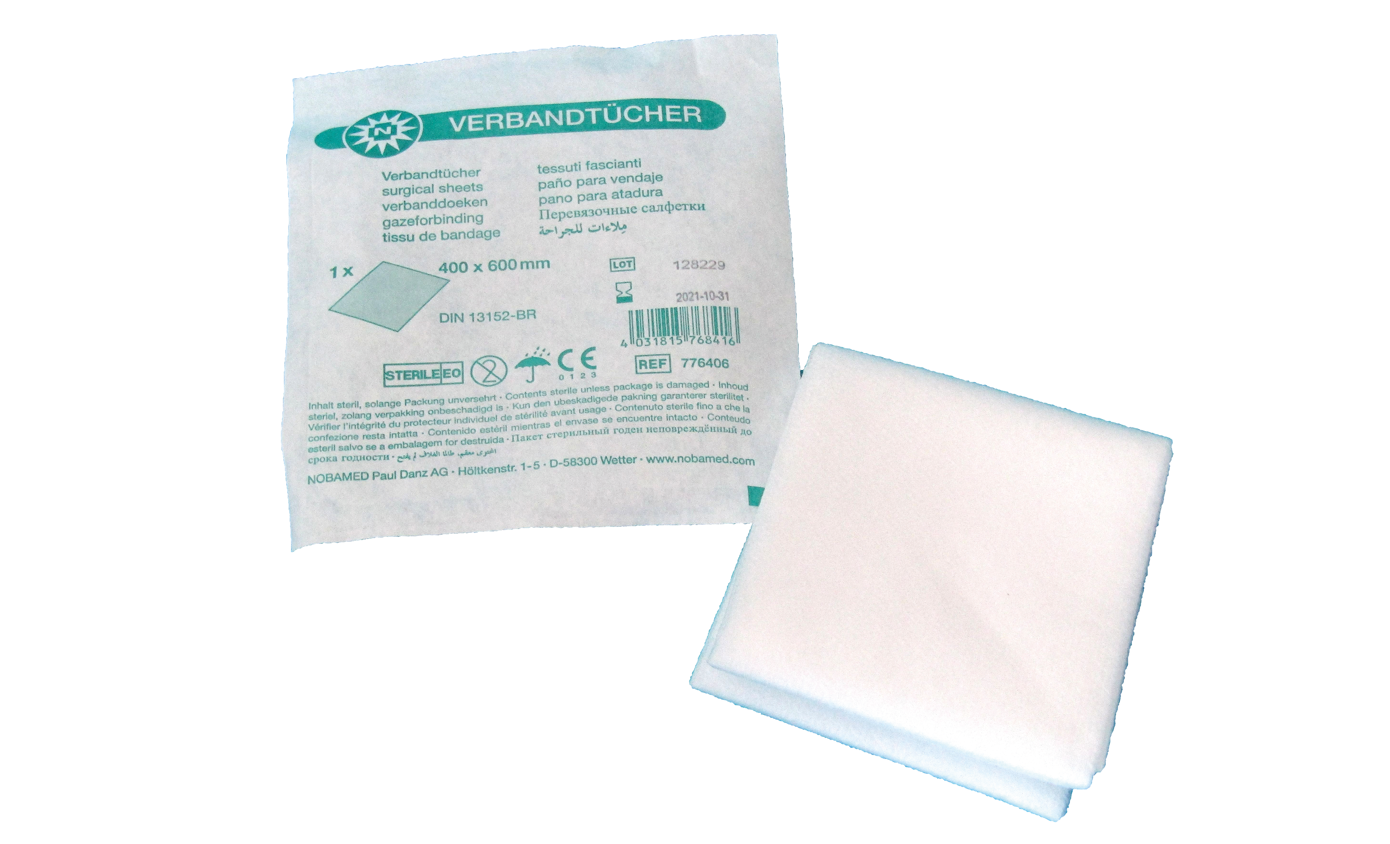 776406:NOBA – Verbandtuch steril