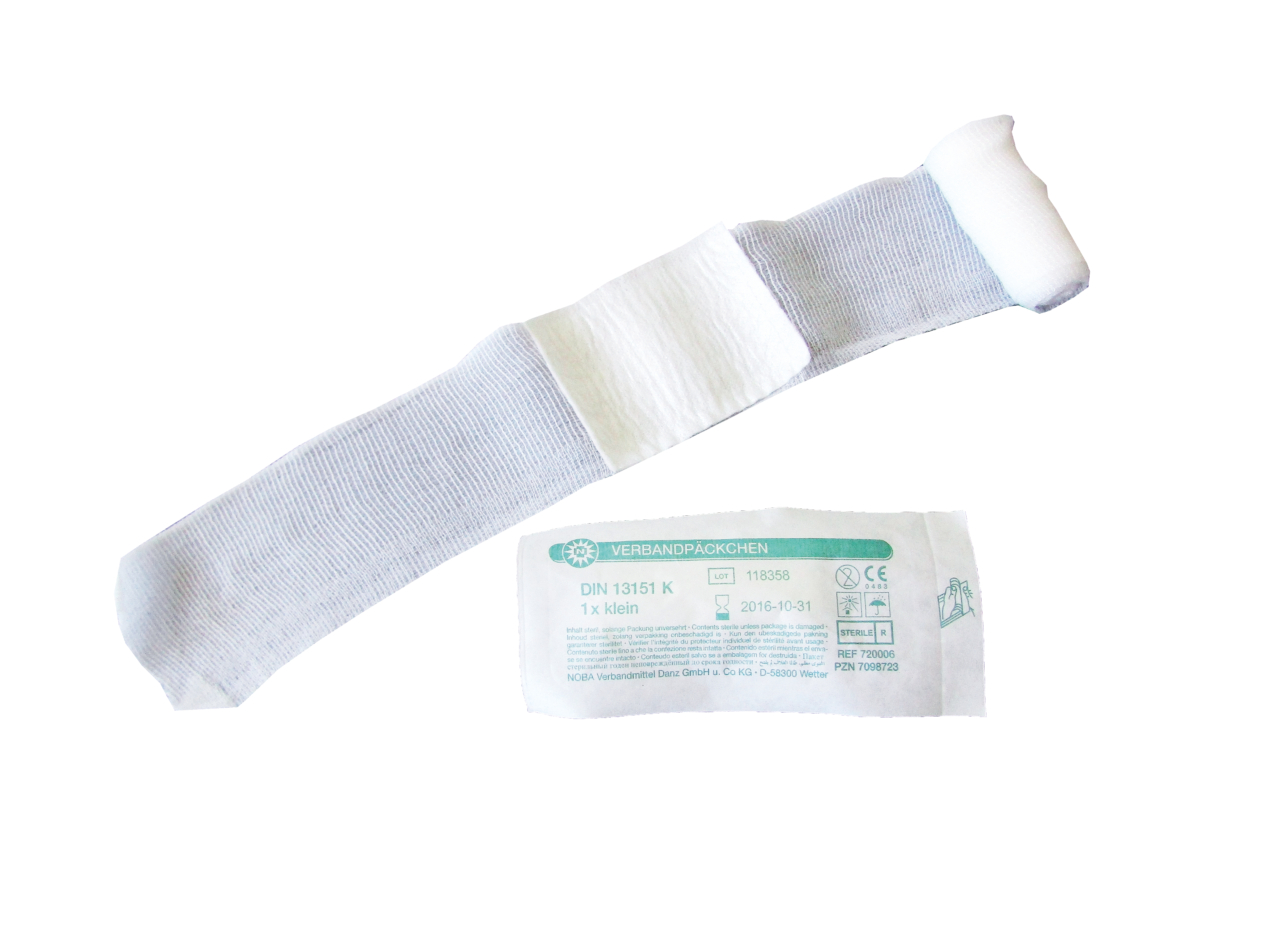 Noba Verbandpäckchen, Wundabdeckung, Schnellverband