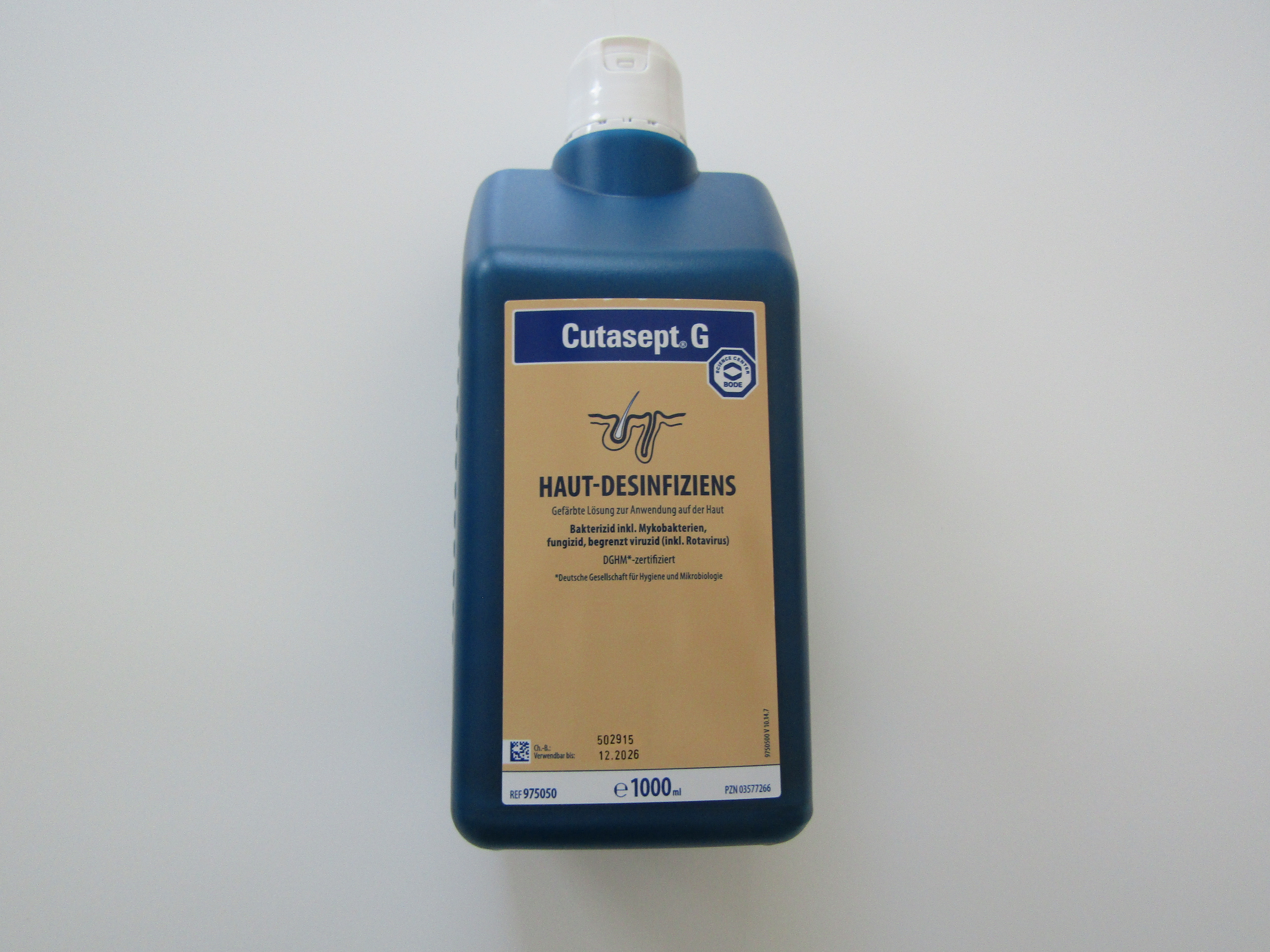 Cutasept G gefärbt, Hautdesinfektionmittel, Desinfektionsmittel