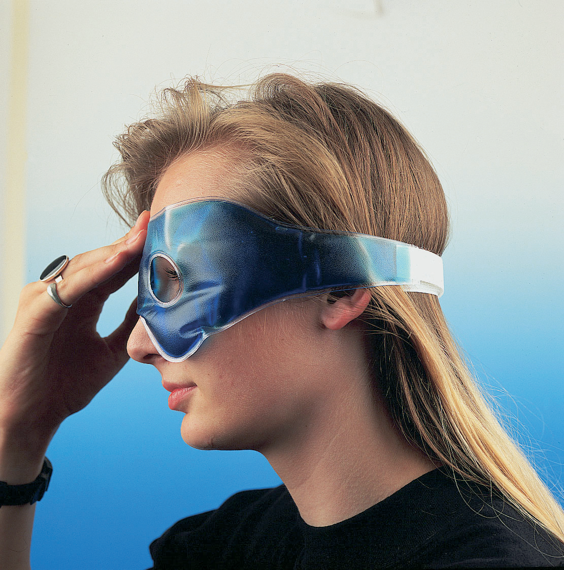 M14000:Migränebrille, Kühl- u. Wärmebrille, Augenmaske, Gelmaske, Migränemaske
