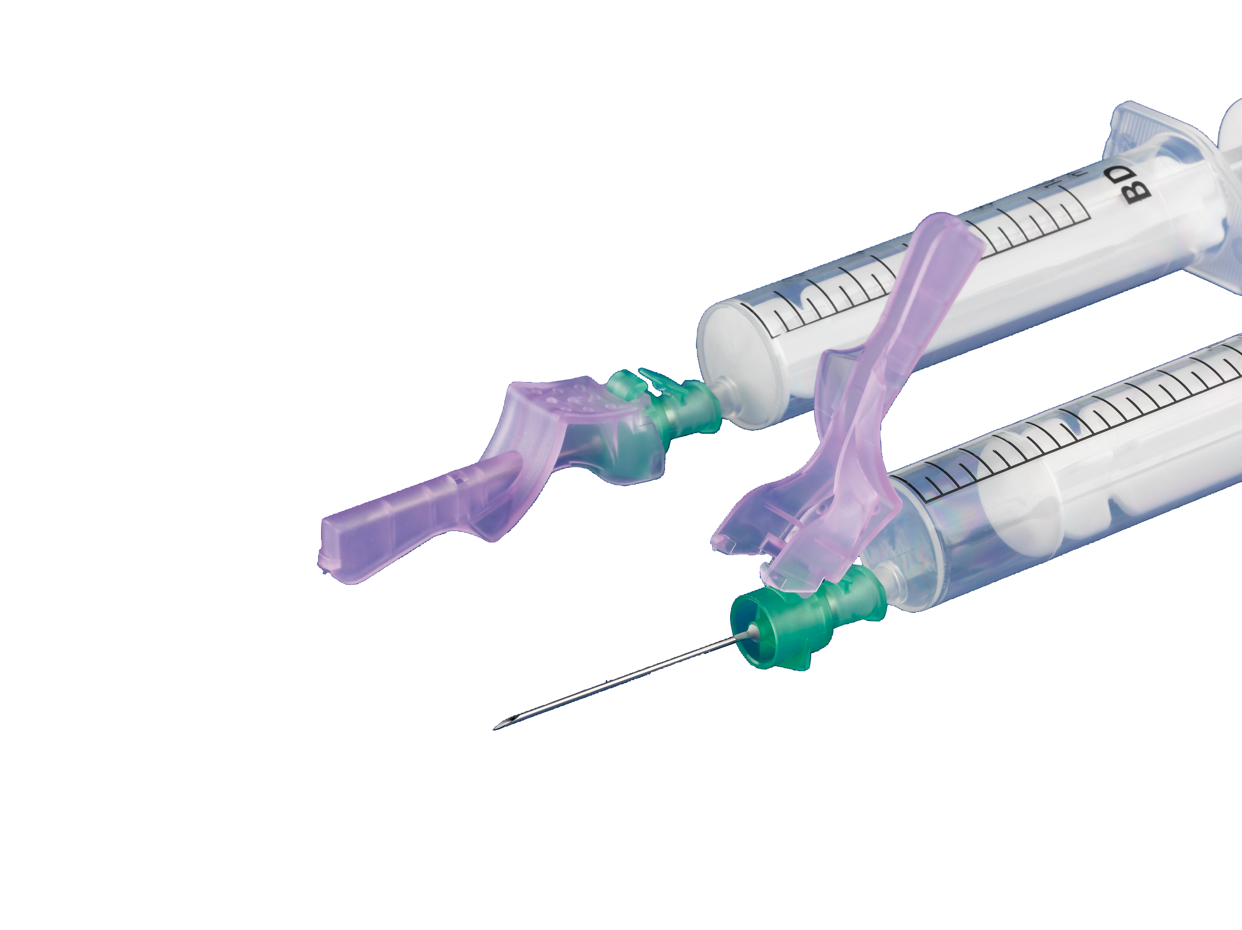 302437:BD ECLIPSE Sicherheitskanülen mit SmartSlipTM-Technologie, Injection, Kanüle, Schutzschild
