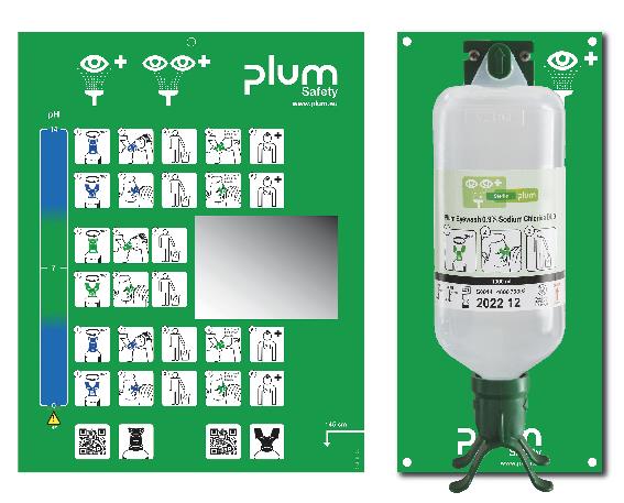 Plum Augenspülstation Duo, Augenduscheinheit, Augenspülvorrichtung