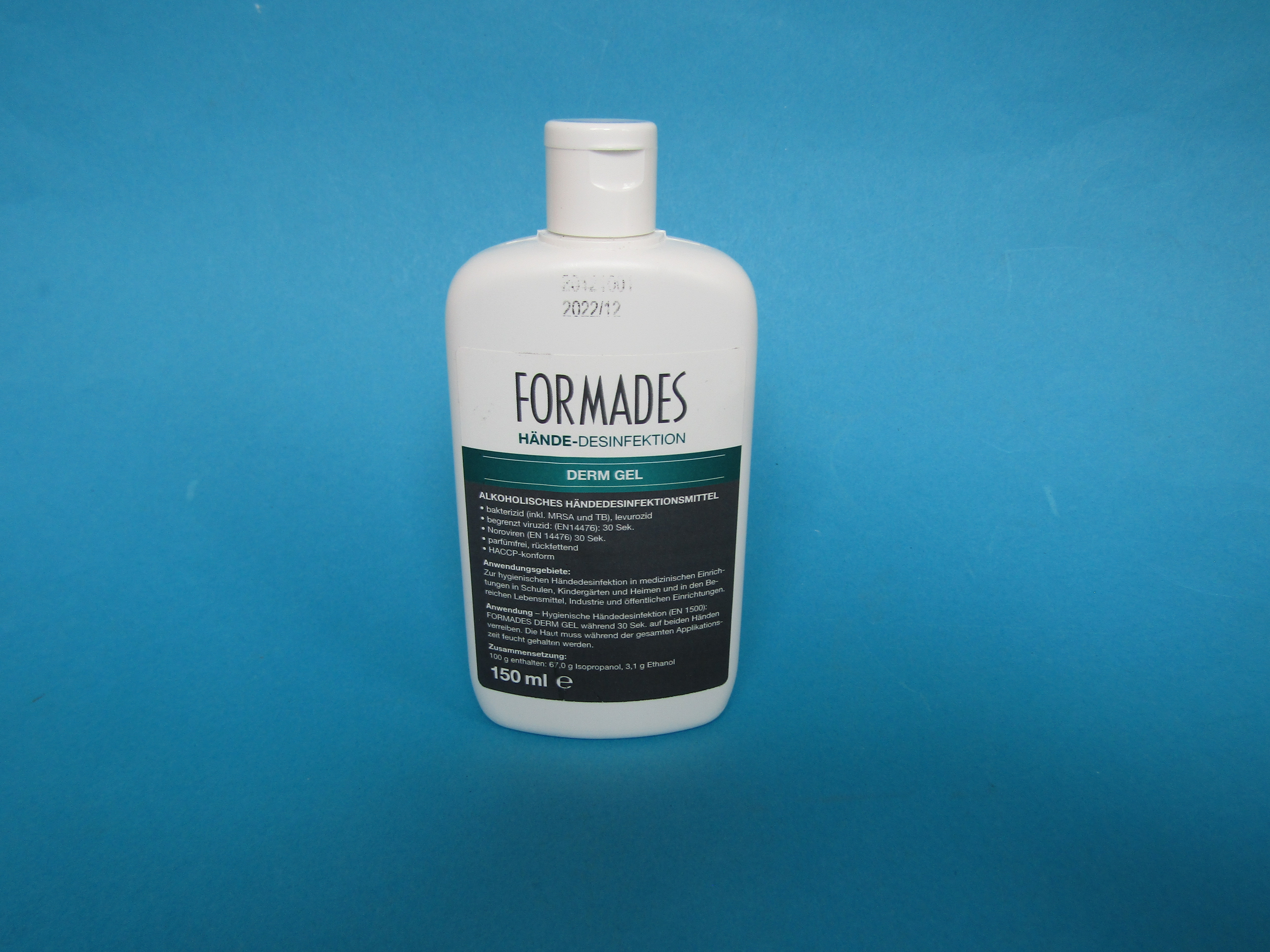 65678:Händedesinfektion, Formades Derm Gel, Desinfektion