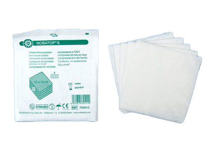 704505:NOBA TOP® 8-soft steril – Vliesstoffkompressen steril, Wundabdeckung