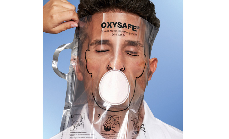 Oxysafe Notfallbeatmungshilfe, Beatmungshilfe