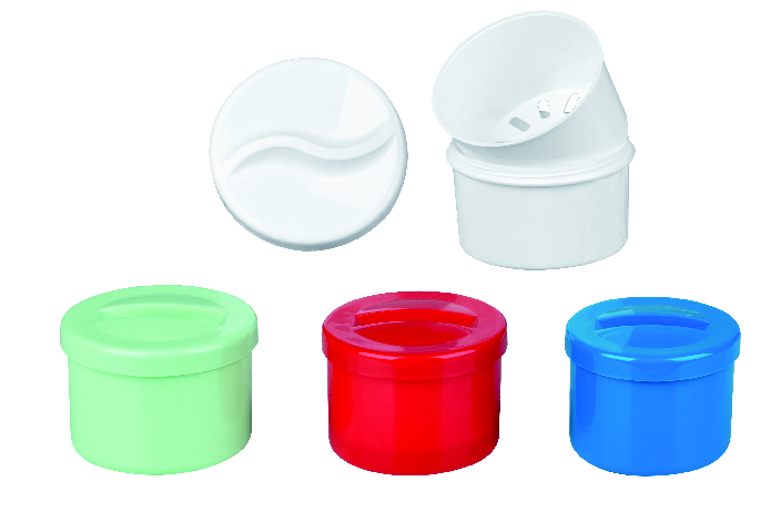 Zahnprothesendose, Prothesenbehälter, Prothesendose, Dose, Gebissdose