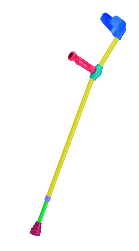 241MIX1:Kinderkrücke bunt, Krücke, Stützkrücke, Kinder