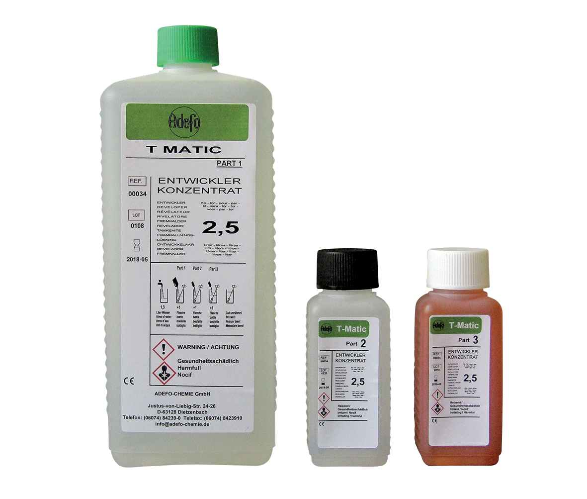 A00034:Röntgenentwickler T-Matic - Röntgenfixierer T-Matic