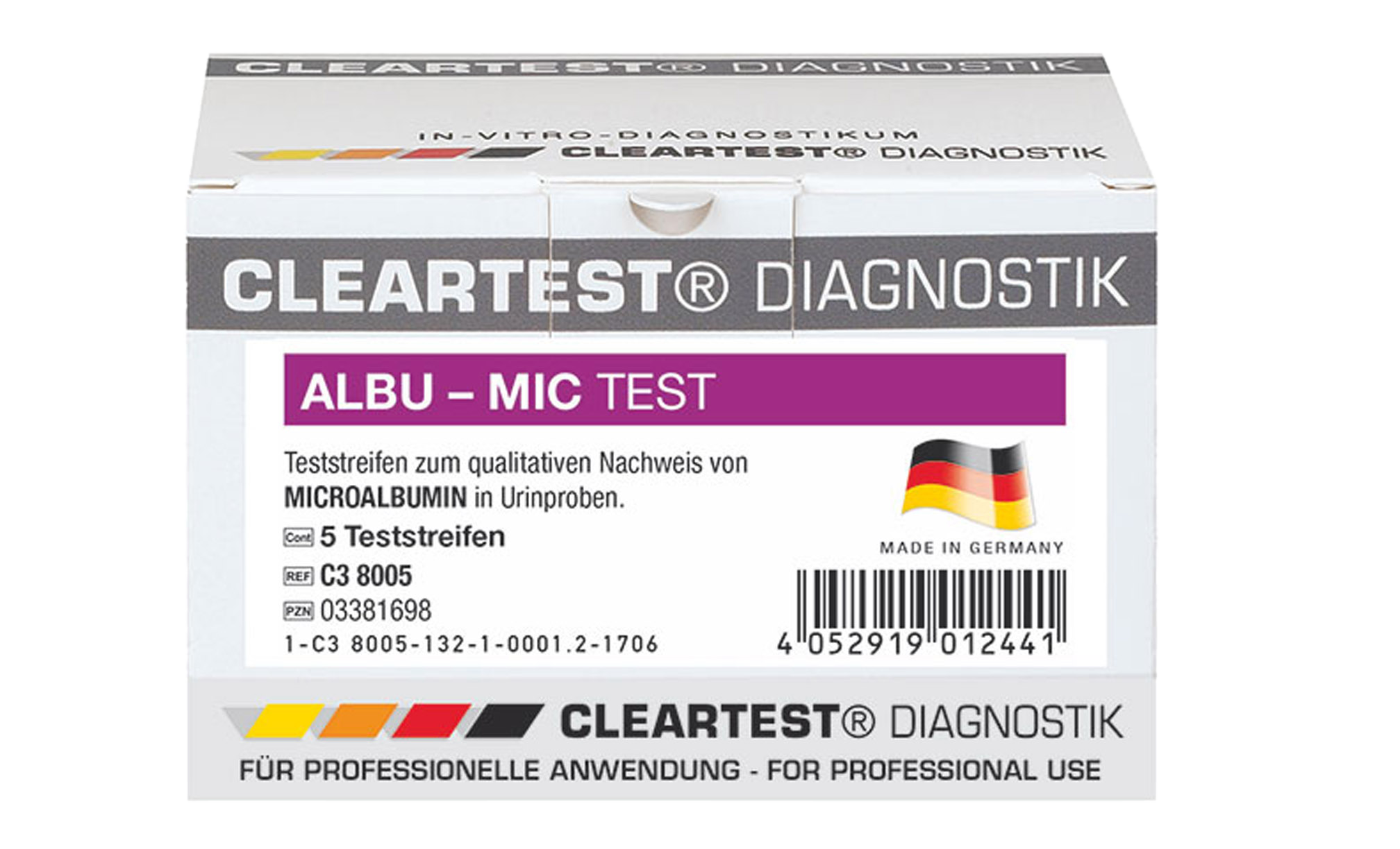 Albu-Mic Teststreifen, Nierenfunktions-Teststreifen