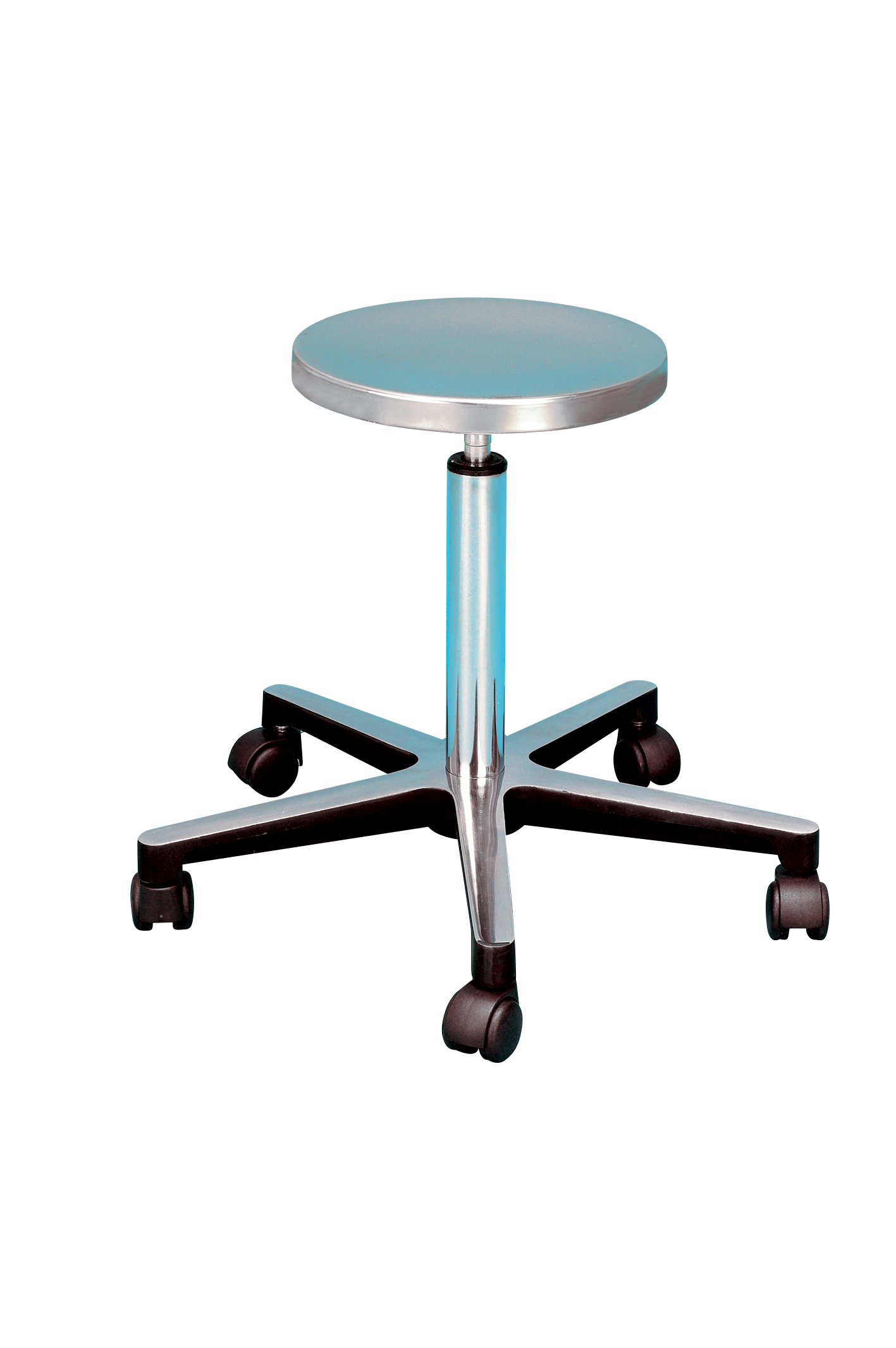 OP-Hocker Edelstahl, Operationstuhl, Rollhocker