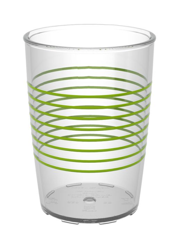 Becher mit Antirutsch-Trick Ringe, Trinkbecher