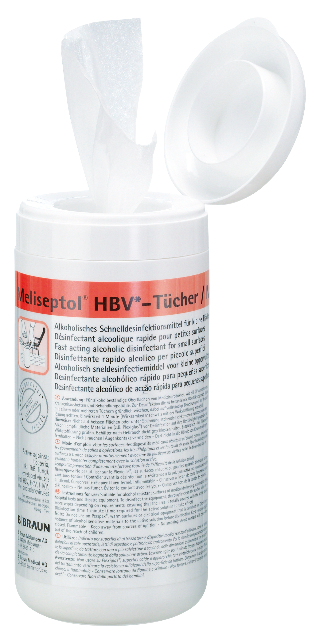 MELISEPTOL® HBV-Tücher