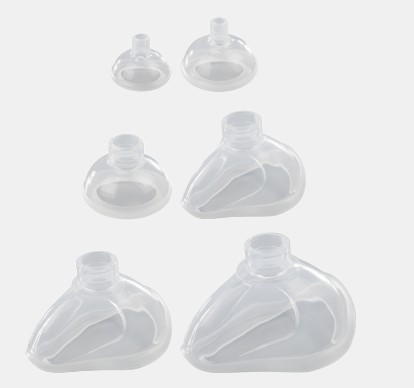 AERObag PVC-Beatmungsmaske - Mehrweg, Vollsilikon Maske