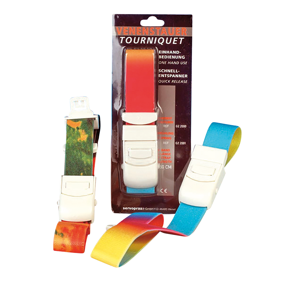 Venenstauer, Stauband, Stauhilfe, Blutstauer