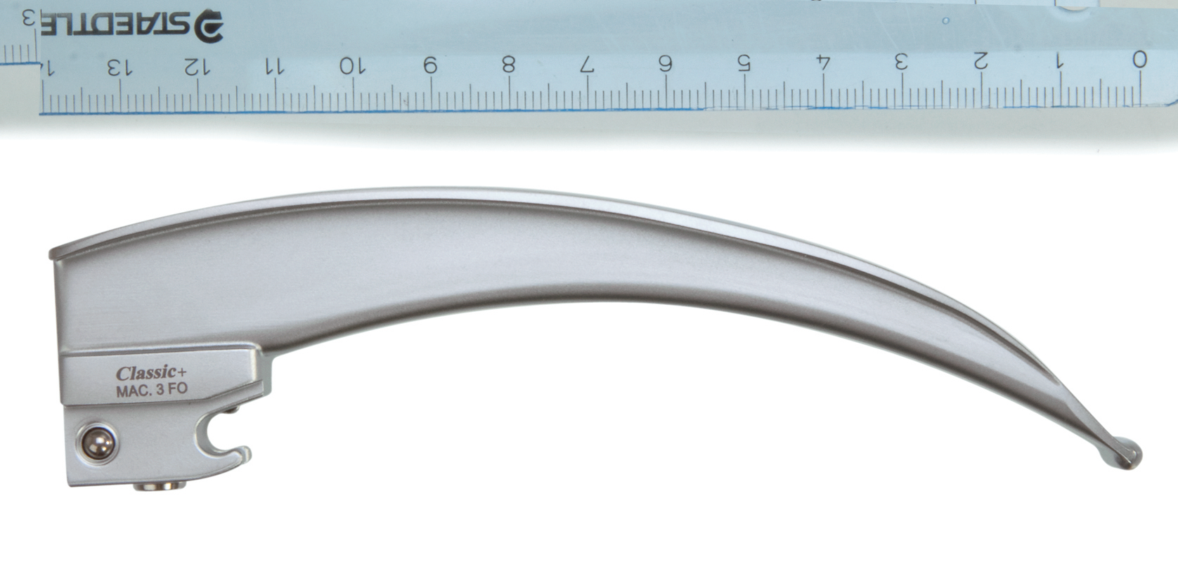F00022103:HEINE® Classic + Fiber Optik (F.0.) Spateln nach Macintosh - Gesamlänge: 155 mm