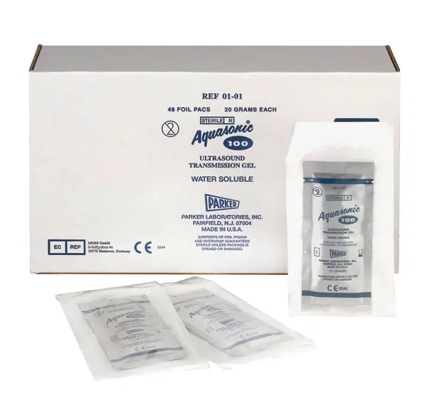 AQUASONIC Pads steril Ultraschallgel