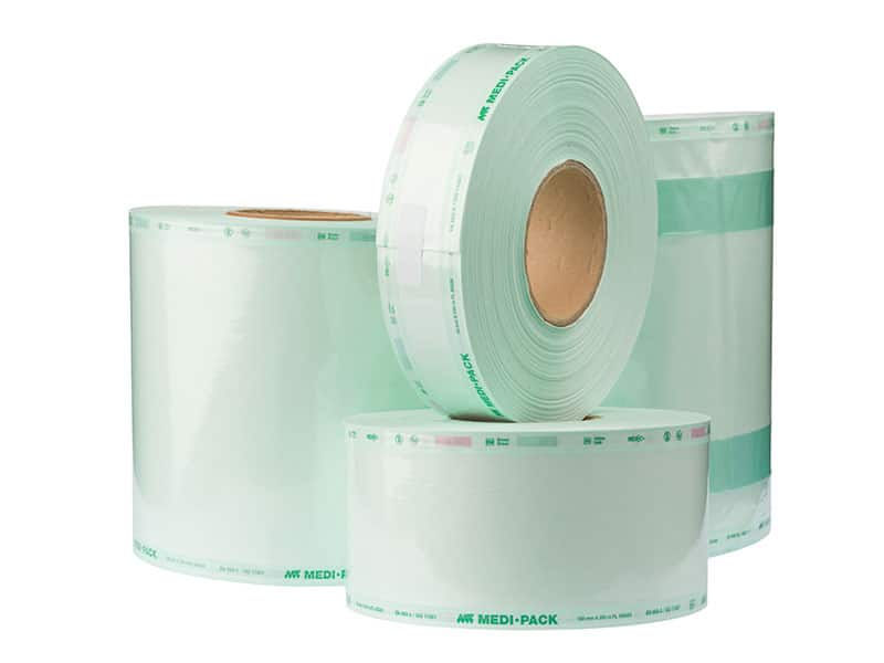 Klarsichtrolle - Dampsterilisation, Sterirolle, Sterilisationsfolie,
