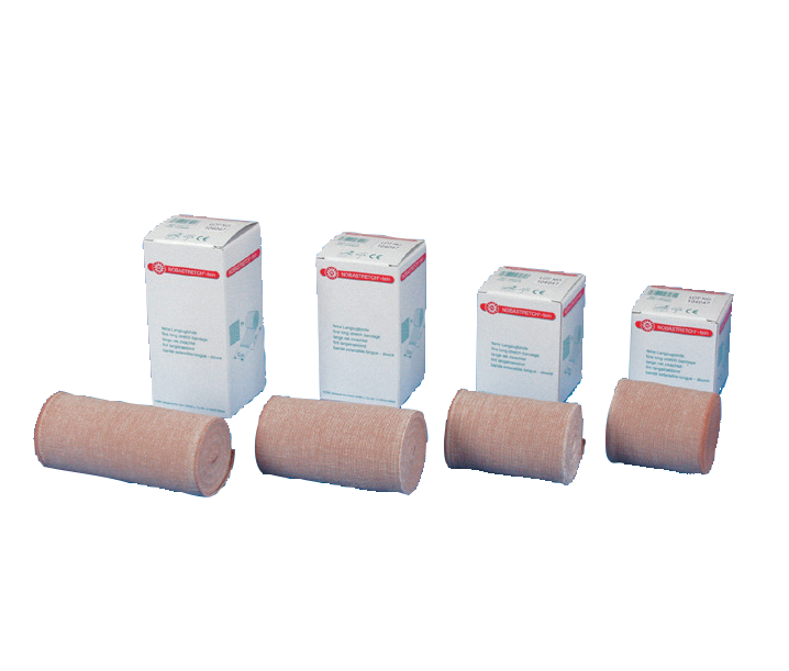 481706:NOBASTRETCH® kräftig, elastische Binde, Langzugbinde, Verband, Wundverband