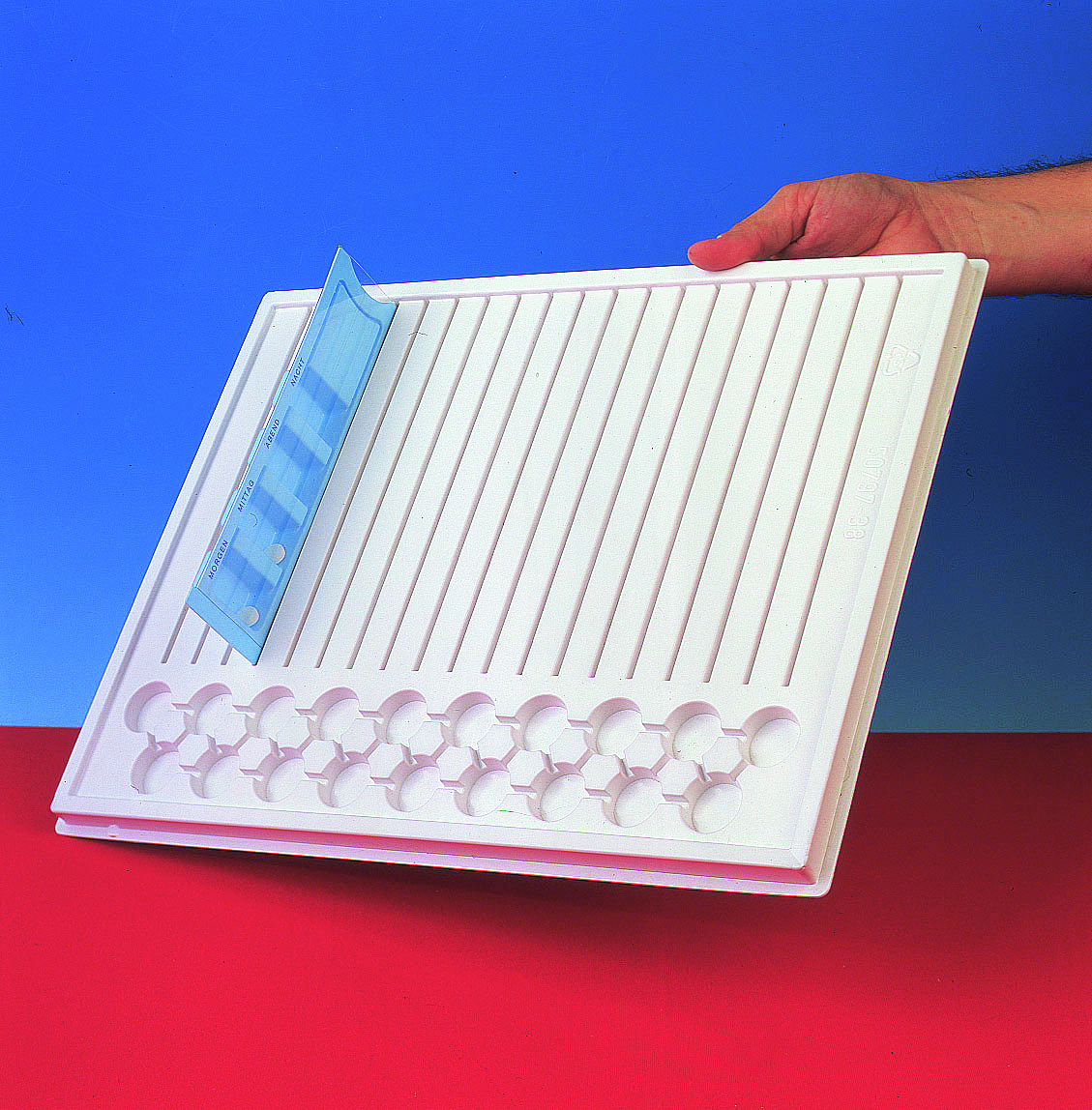 Tablett für Medikamentendispenser, Dispenser, Dispenser-Einlage