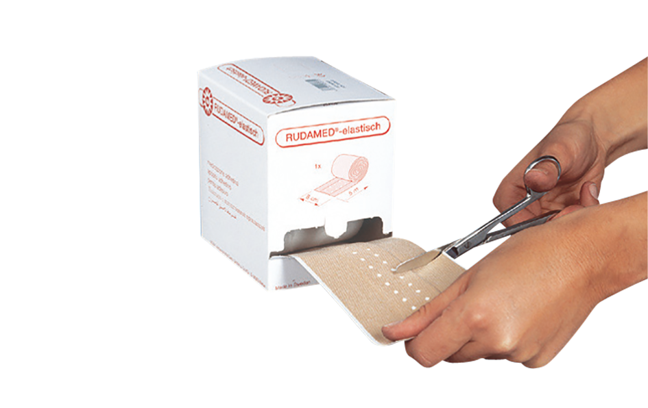 RUDAMED® elastisches Pflaster, Wundpflaster, Rollenpflaster