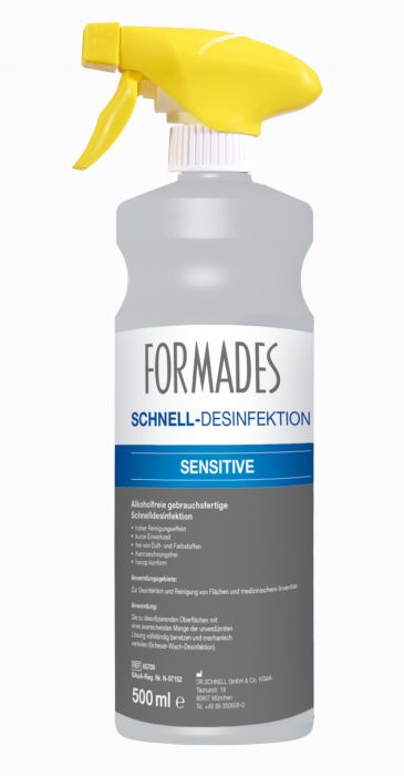 65709:Formades Sensitive Schnelldesinfektion, Fächendesinfektion, Reinigungsdesinfektion 65709:Formades Sensitive Schnelldesinfektion, Fächendesinfektion, Reinigungsdesinfektion