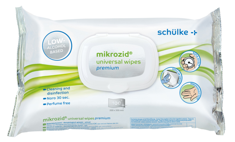 MIKROZID® universal wipes, Schnelldesinfektion, Flächendesinfektion, Reinigungsdesinfektion