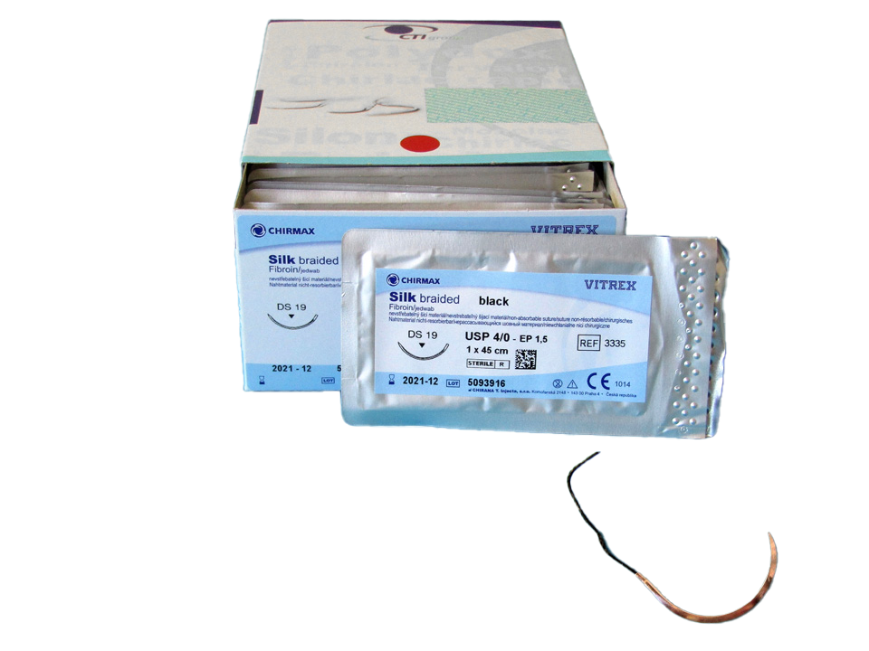 V3345:SILK Nahtmaterial, Suturmaterial