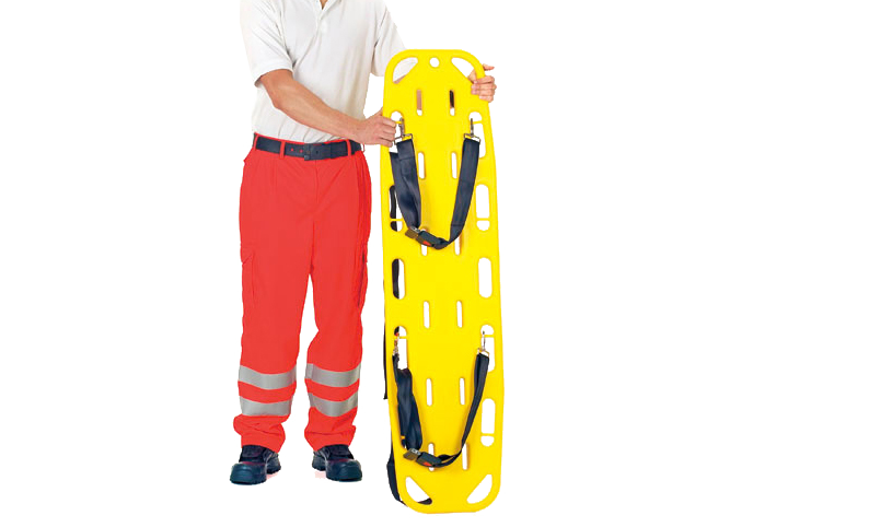 Spinboard mit 10-Punkt-Fixiersystem