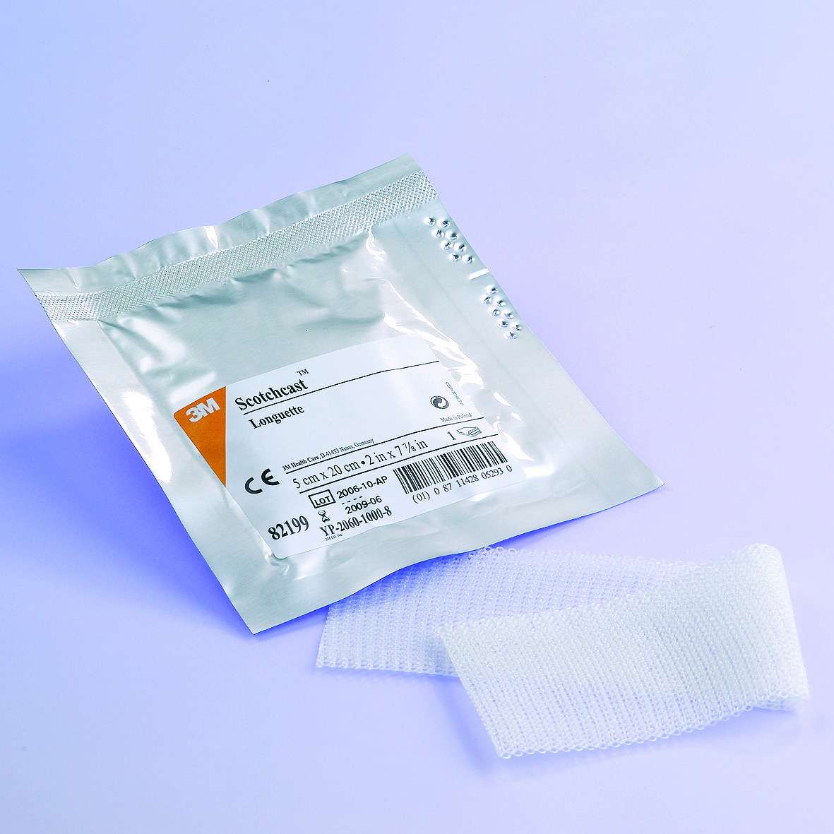 82203:3M™ SCOTCHCAST™ Longuetten, Gipsbinden aus Kunststoff