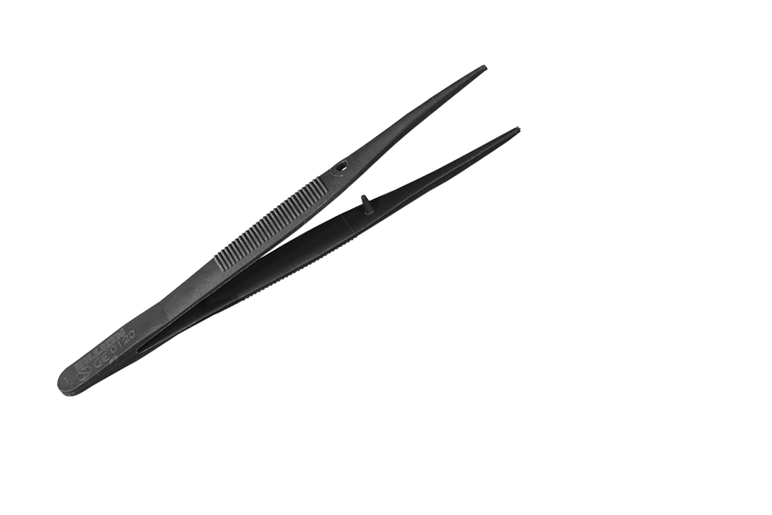 4891519:Einmalpinzette Feilchenfeld steril, Einweg Instrument steril Kunststoff