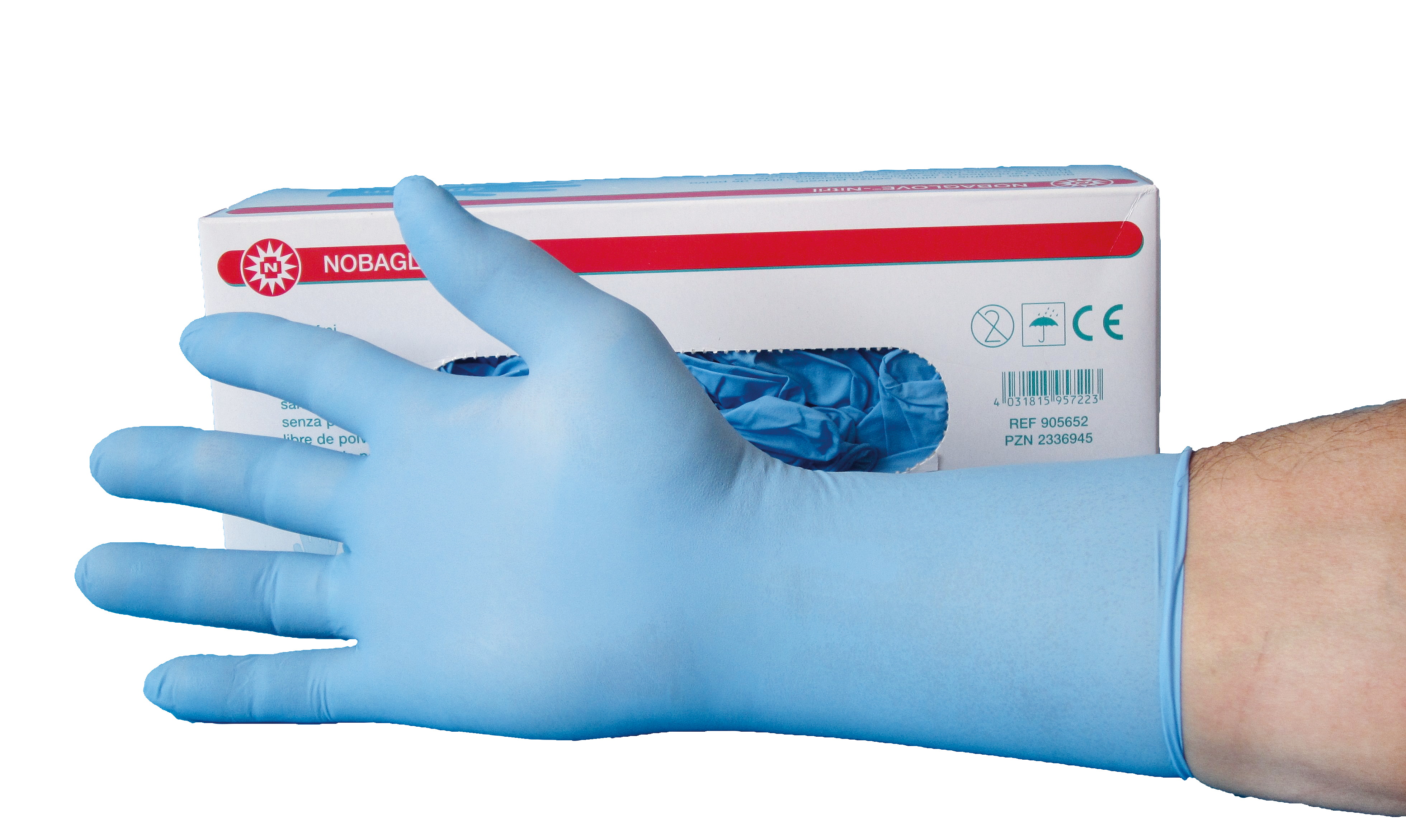 905651:NOBAGLOVE® Untersuchungshandschuhe Nitril, Handschuh, Hygienehandschuh, Einmalhandschuh