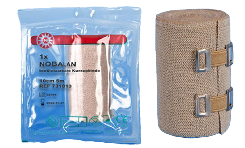 Kompressionsbinde, Kompressionsverband, Stützbandage, steril