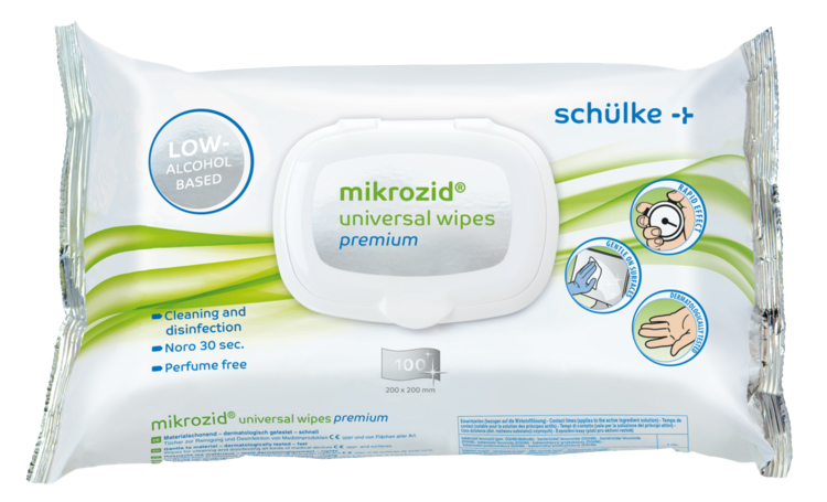 MIKROZID® universal wipes, Schnelldesinfektion, Flächendesinfektion, Reinigungsdesinfektion